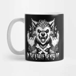 Metalhead Werewolf: Alpha of The Mosh Pit Mug